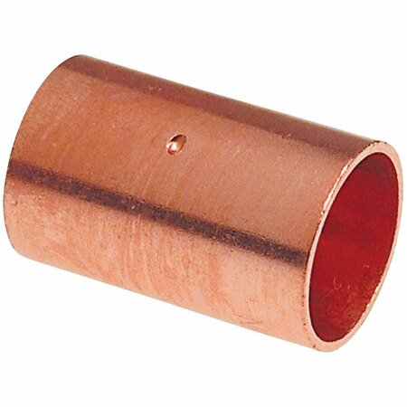 NIBCO 1 In. x 1 In. Copper Coupling with Stop W00780D